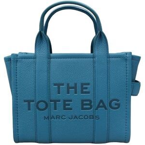 Marc Jacobs The Leather Small Tote Bag - Harbor Blue
